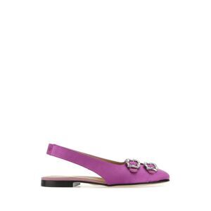 Edhen Milano Women Purple Satin Sunset Ballerinas